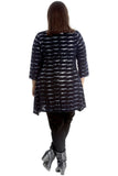 Silver Lurex Sparkle Sequin Flared Swing Dress For Women 26-28 - Dropwear