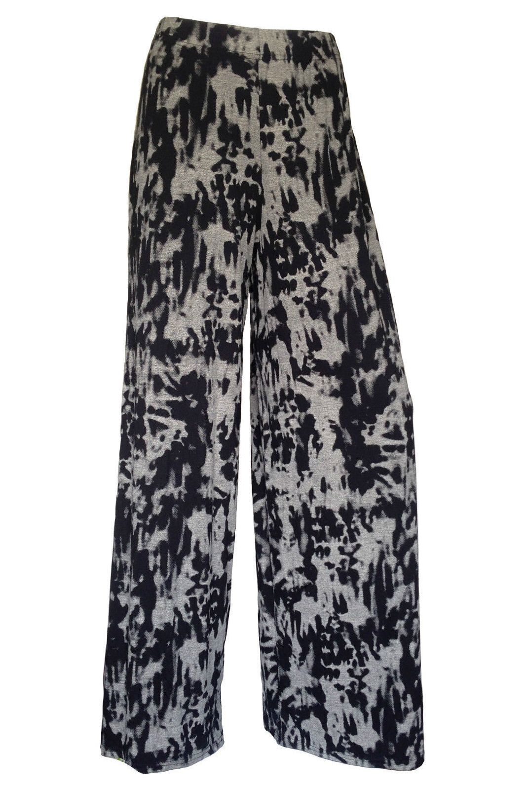 Tie Dye Tie Dye Print Palazzo Trouser For Women 12-14 - Dropwear
