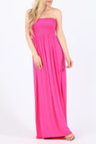 Black Strapless Sheering Maxi Dress For Women 12-14 - Dropwear