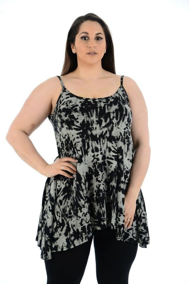 Abstract Animal Paisley Print Vest Top For Women  - Dropwear