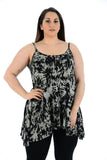 Abstract Animal Paisley Print Vest Top For Women  - Dropwear