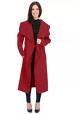 Stone Plus Size Long Belt Pocket Open Coat For Women 16-22 - Dropwear