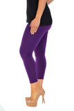 Black Plus Size Plain Long Leggings For Women 24-26 - Dropwear