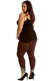 Sequin Stretch Leggings For Women  - Dropwear