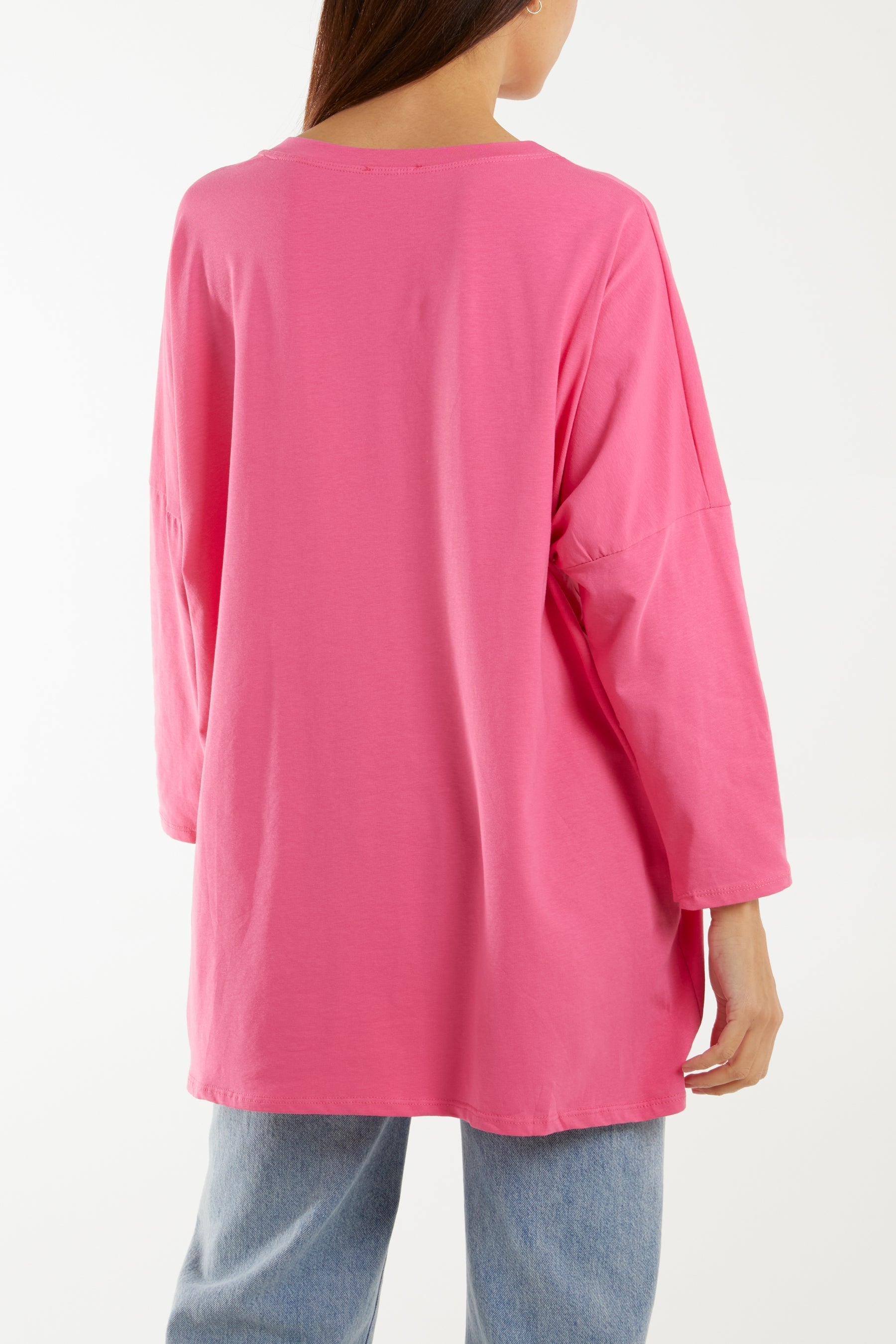 Multicolour Fluffy Daisy Long Sleeve Top For Women  - Dropwear