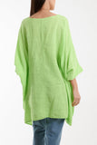 Cotton Mix Necklace Pockets Top For Women  - Dropwear