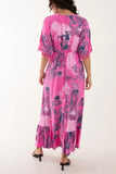 Tassel Paisley Print Maxi Dress For Women  - Dropwear