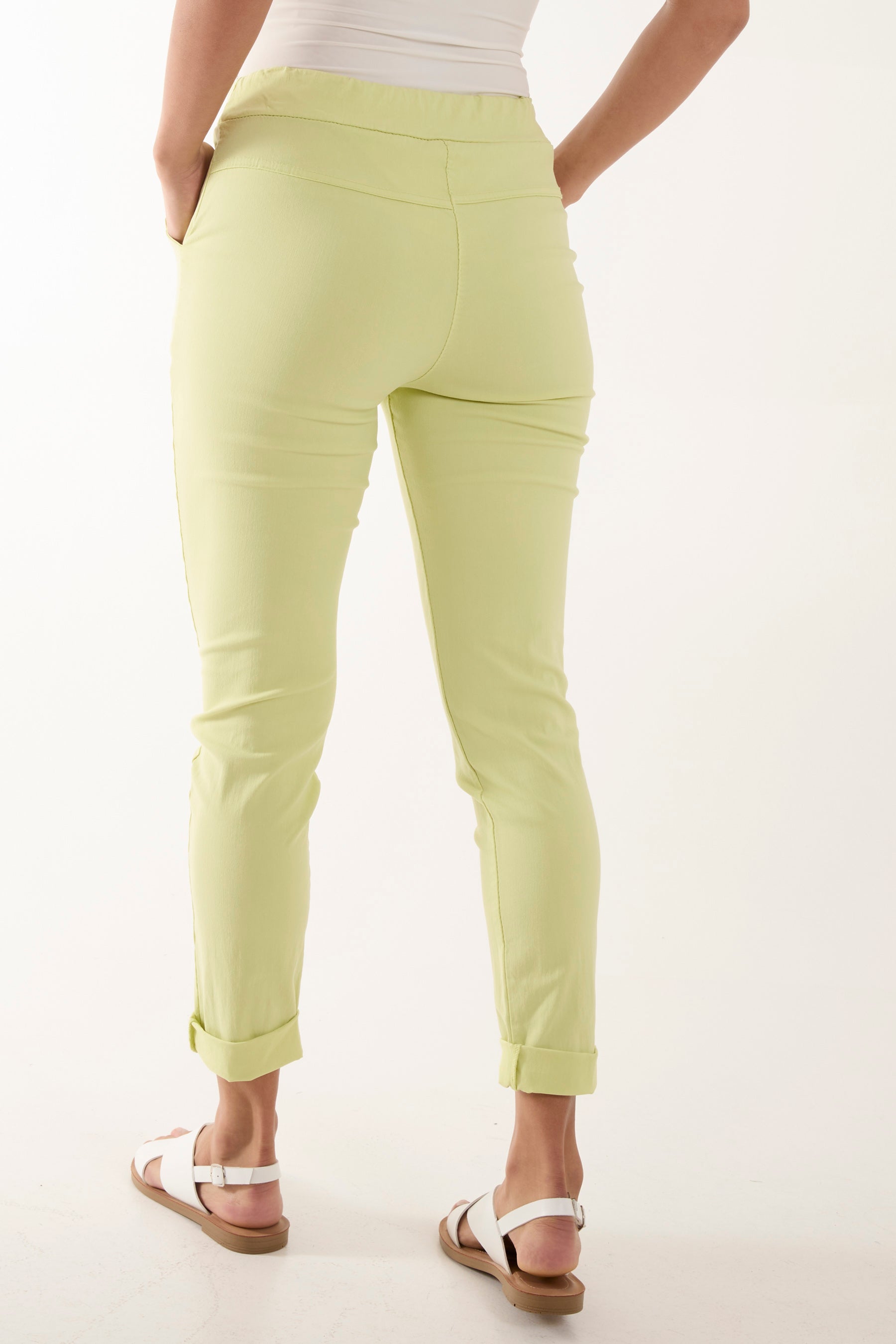 Magic Plain Smart Non-Crush Trouser For Women  - Dropwear