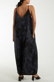Smoky Print Cami Relaxed Fit Jumpsuit For Women  - Dropwear