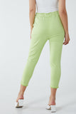 Glitter Drawstring Pocket Panel Trousers For Women  - Dropwear