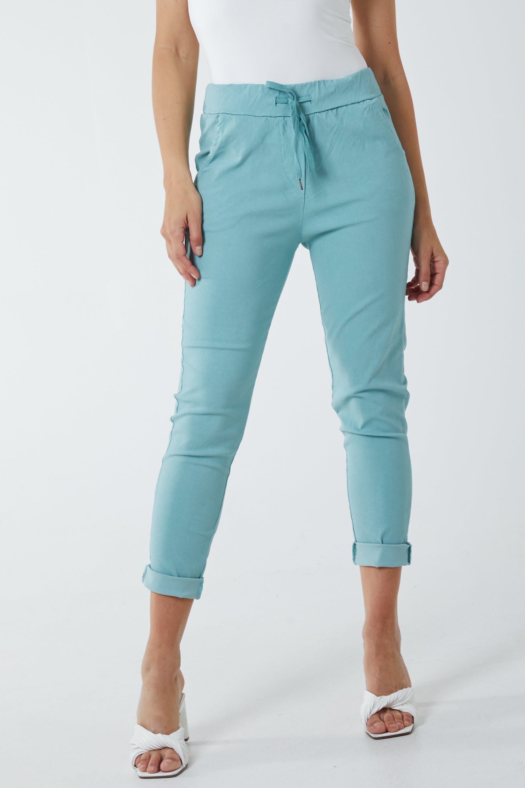 Magic Plain Smart Non-Crush Trouser For Women  - Dropwear