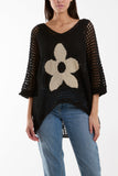 V-Neck Daisy Crochet Top For Women  - Dropwear