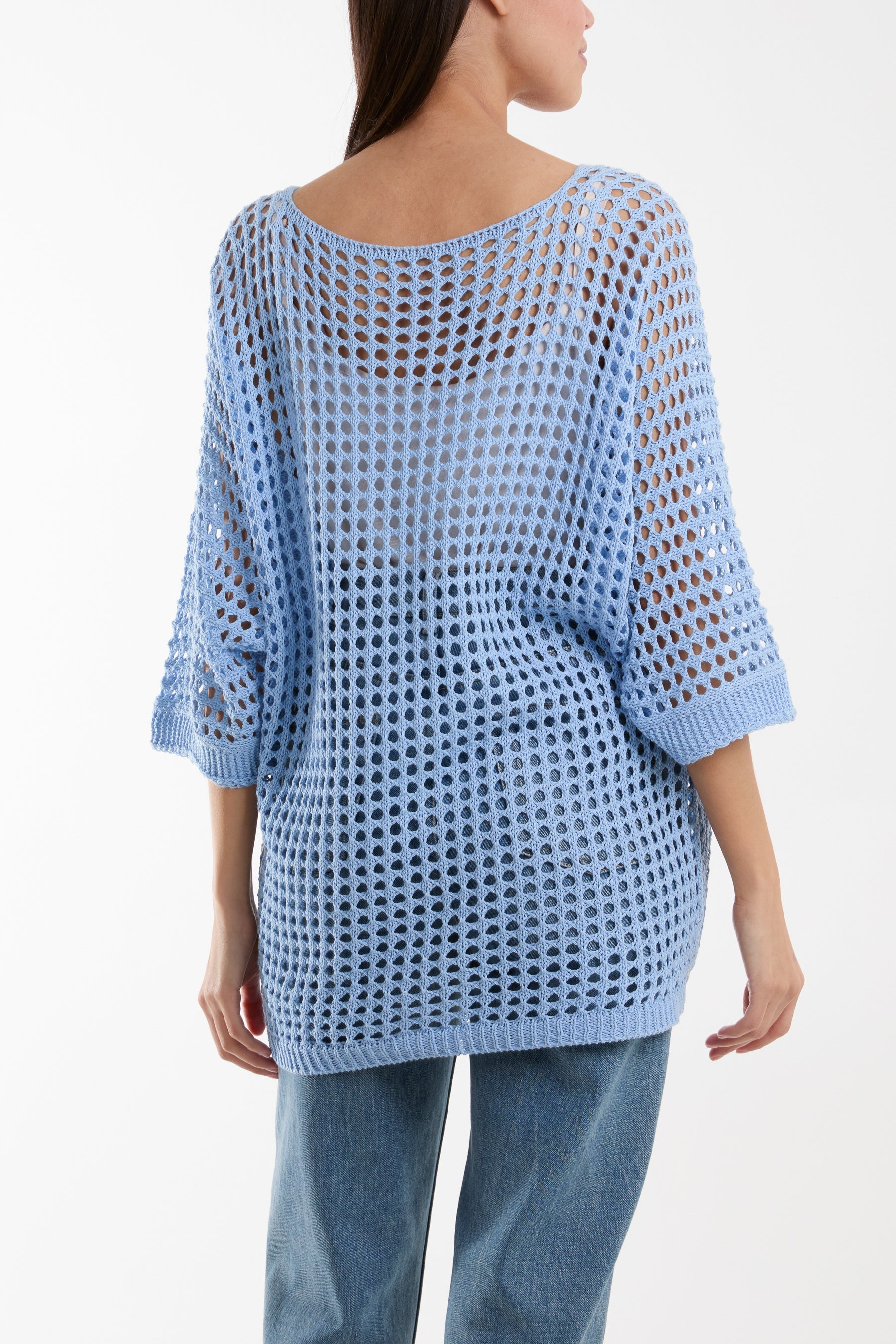 V-Neck Daisy Crochet Top For Women  - Dropwear