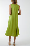 V Neck Sleeveless Dress For Women  - Dropwear