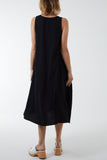 V Neck Sleeveless Dress For Women  - Dropwear