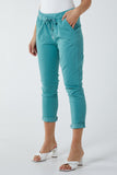 Magic Plain Super Stretch Crushed Trousers For Women  - Dropwear