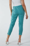 Magic Plain Super Stretch Crushed Trousers For Women  - Dropwear