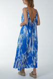 Tie Dye Cami Maxi Dress For Women  - Dropwear