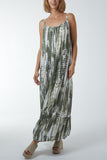 Tie Dye Cami Maxi Dress For Women  - Dropwear