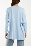 Multicolour Fluffy Daisy Long Sleeve Top For Women  - Dropwear