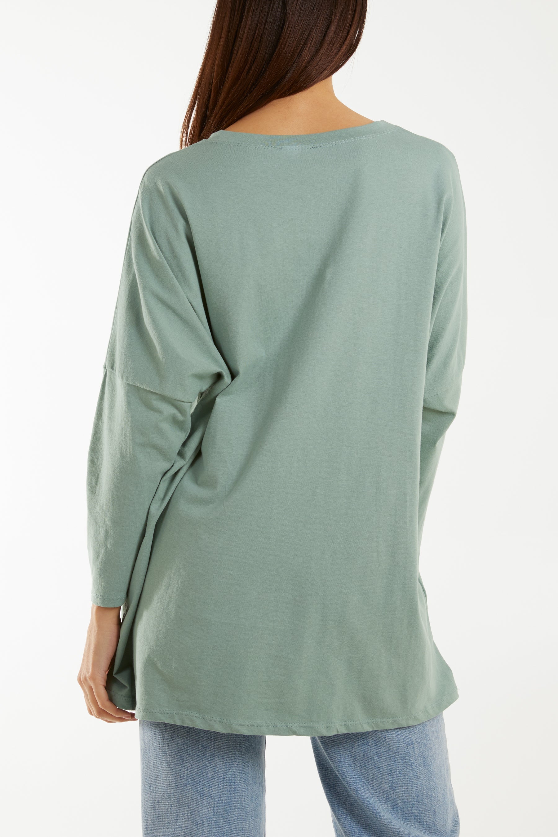 Beige Multicolour Fluffy Daisy Long Sleeve Top For Women ONE SIZE - Dropwear