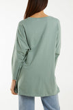 Beige Multicolour Fluffy Daisy Long Sleeve Top For Women ONE SIZE - Dropwear