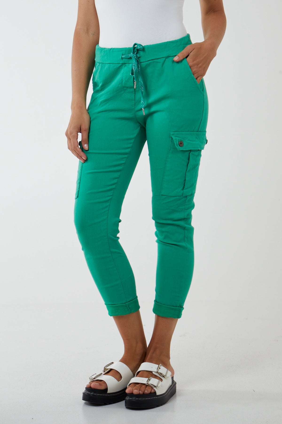 Magic Super Stretch Cargo Trousers For Women  - Dropwear