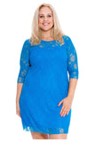 Lace Lined 3/4 Knee Length Dress For Women  - Dropwear