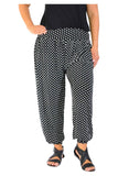 Plus Size Polka Dot Print Harem Trouser For Women  - Dropwear