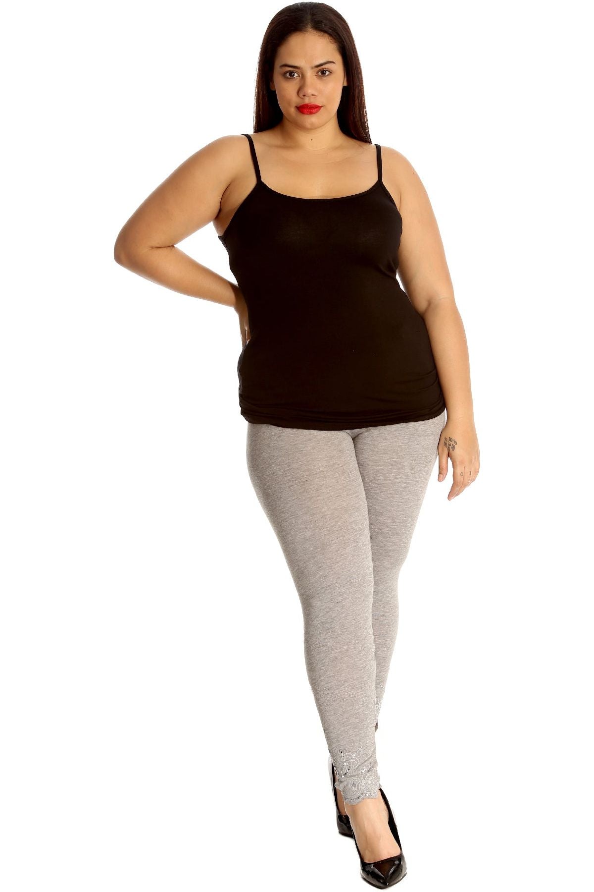 Sequin Stretch Leggings For Women  - Dropwear